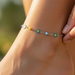 Dainty Anklet for Women – Elegant Everyday Jewelry & Perfect Gift | MLCRC1484